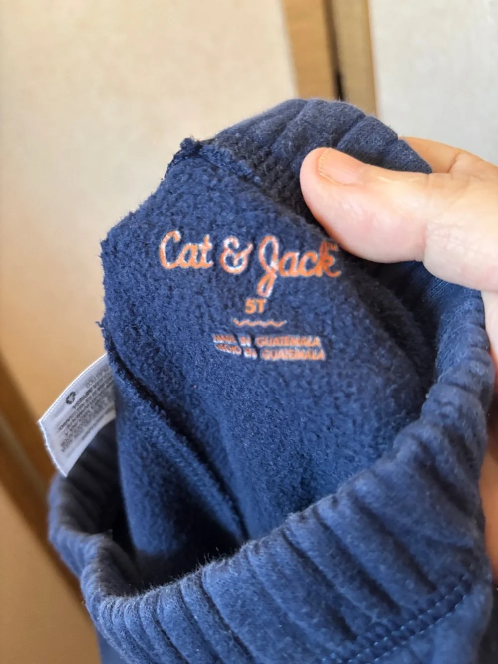 Cat & Jack Navy Blue Fleece-Lined Sweatpants 5T